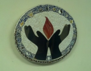 Chalice Hands Mosaic